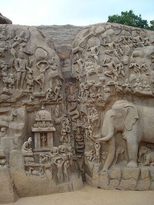 Shiva in Begleitung mehrerer Ganas.jpg