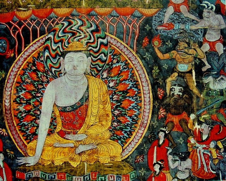 Datei:Dunhuang Mara Budda 2.jpg
