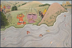 Demon Marichi Tries to Dissuade Ravana.jpg
